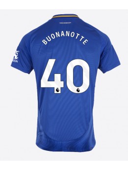 Leicester City Facundo Buonanotte #40 Replika Hemmakläder 2024-25 Kortärmad
